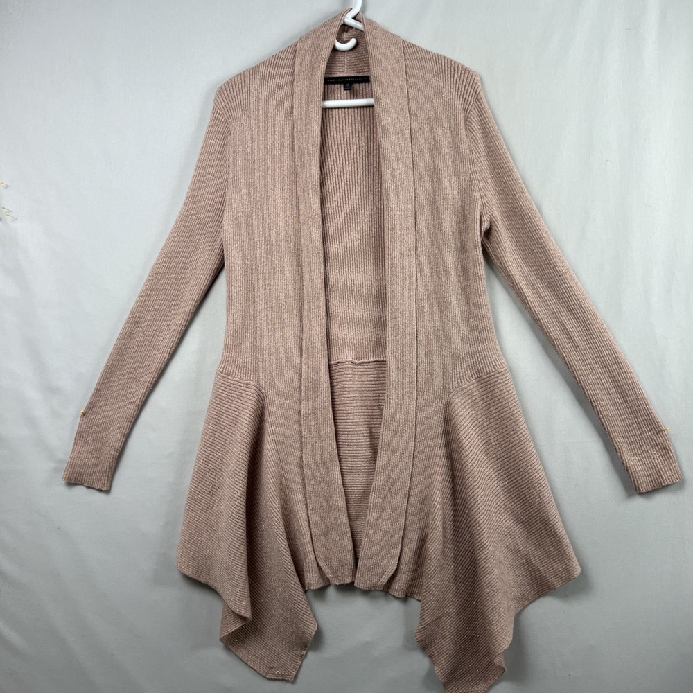 White House Black Market Women's Beige Cardigan